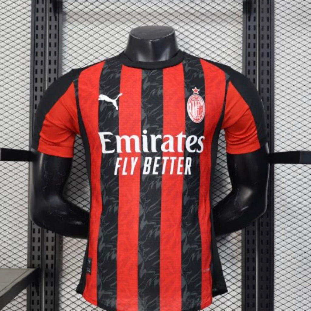 25/26 Player Version AC Milan Home Football Shirt