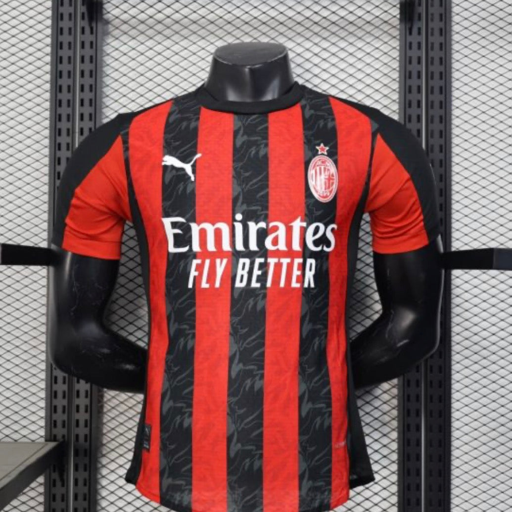 25/26 Player Version AC Milan Home Football Shirt