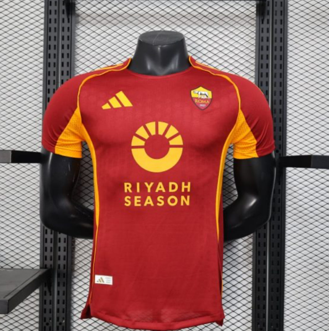 25/26 Roma Home Football Shirt