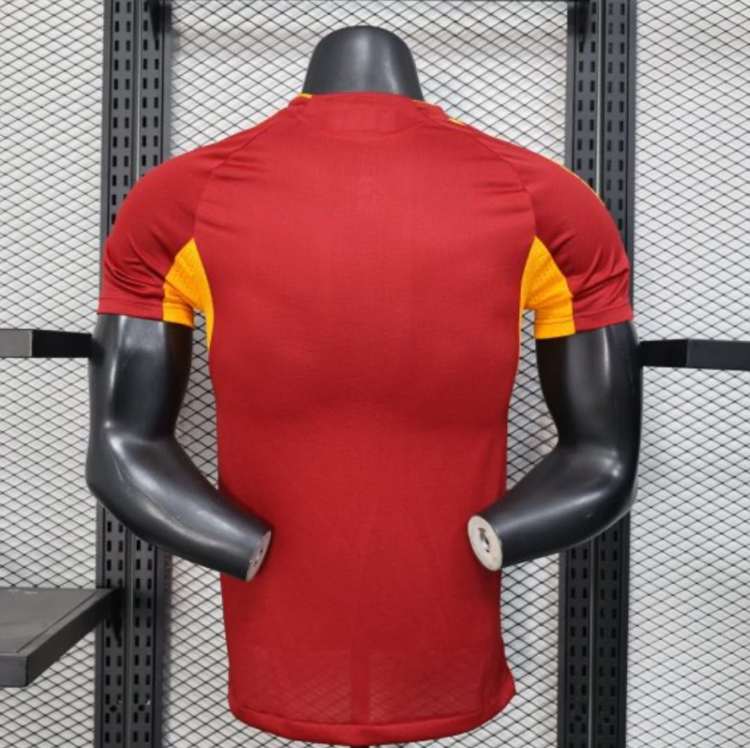 25/26 Roma Home Football Shirt