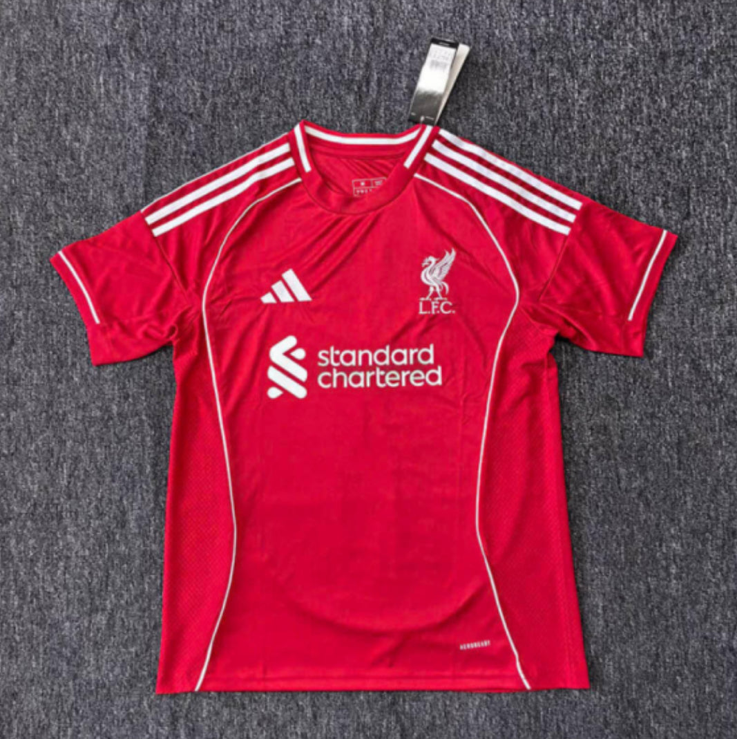 25/26 Liverpool Home Football Shirt