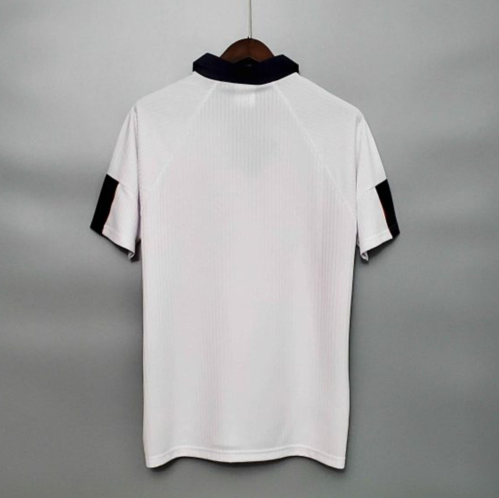 1998 Retro England Home Soccer Jersey