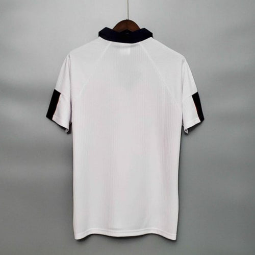 1998 Retro England Home Soccer Jersey